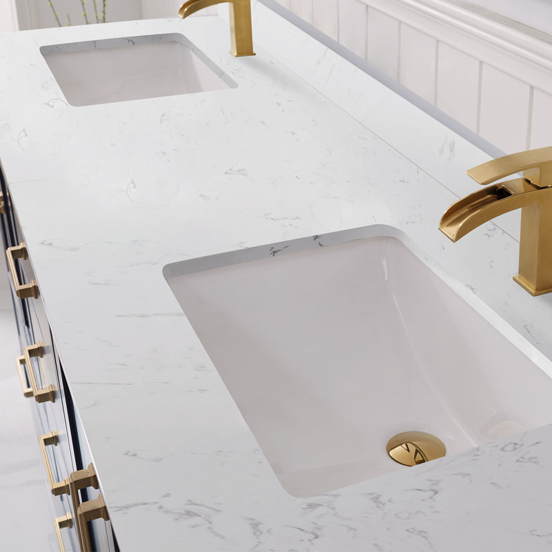 Everly Quinn Ryland 72'' Freestanding Double Bathroom Vanity with